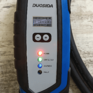DUOSIDA 7 kW bærbar ladeboks, justerbar 8-32A, Type 1 til CEE-stik - Image 3