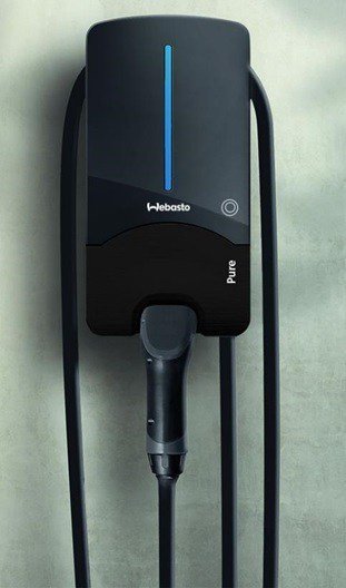 Webasto Pure 22kW med Type 2-kabel