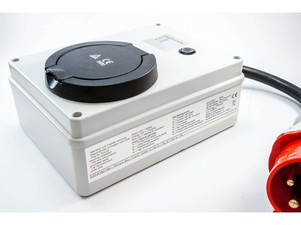 22 kW bærbar wallbox med Type 2-stik og CEE-stik - Image 6