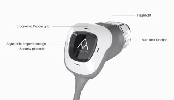 Charge Amps RAY - bærbar Type 2 til schuko-oplader