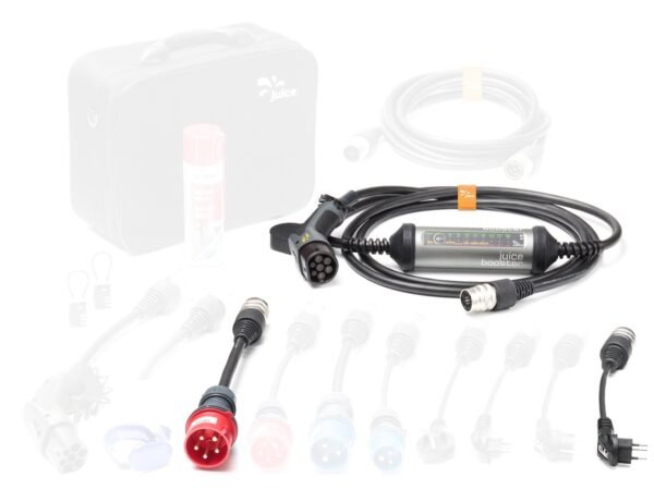 JUICE BOOSTER 2 Mobil EV-oplader 32 A, 22kW, 5,2m kabel