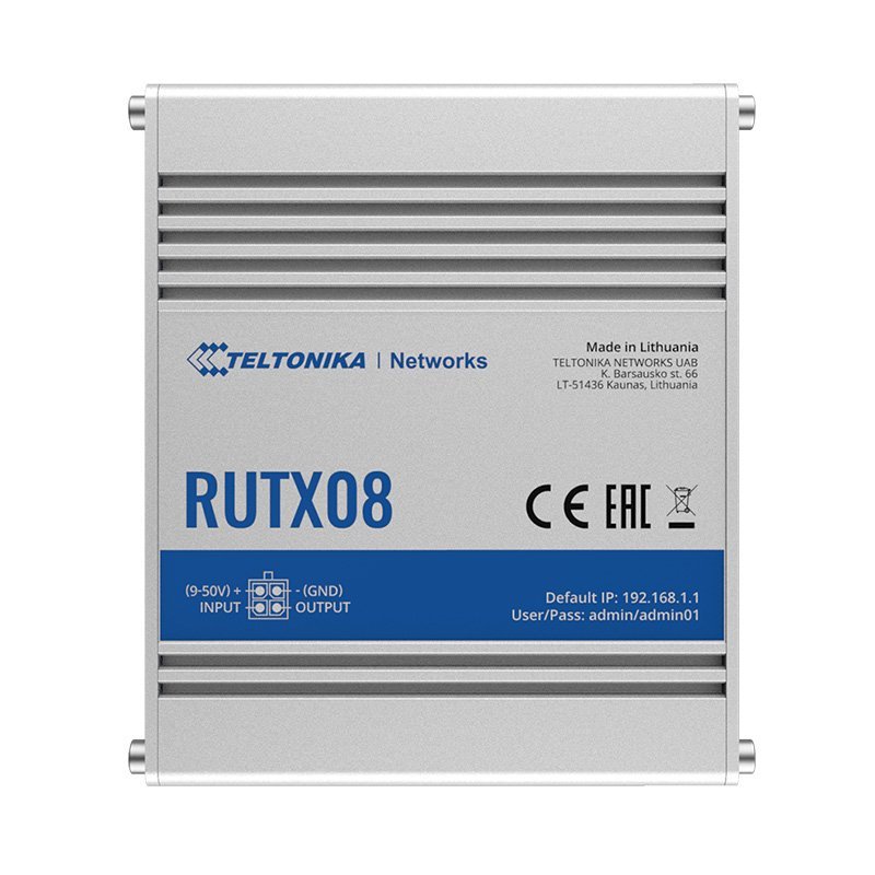 RUTX08 Industriel Ethernet Router, 4 x Gigabit Ethernet, VPN - Image 3