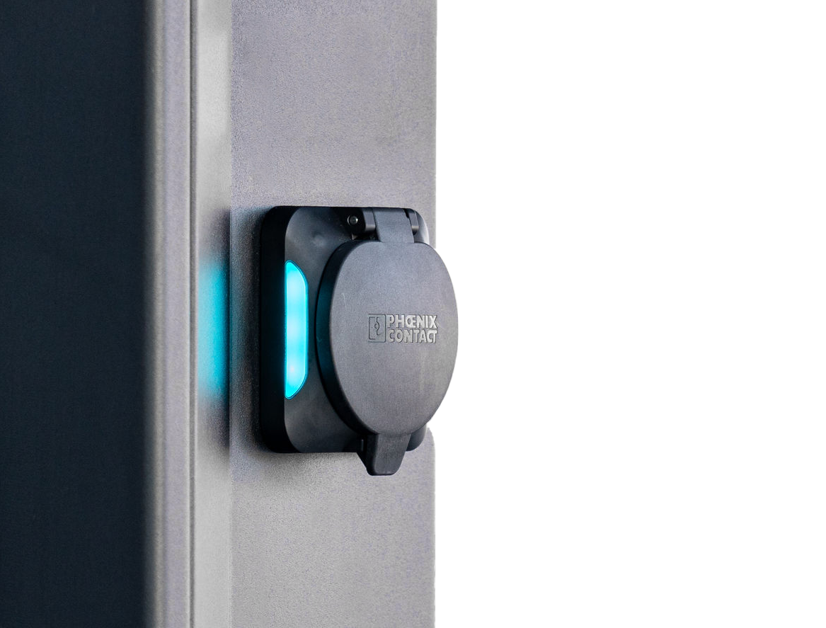 V2C POLE PRO stik (2×22 kW), 8'' display, 4G, LAN/Wifi, RFID - Image 5