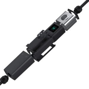 Bærbar oplader med DISPLAY-styreboks 22kW (3X32A), TYPE2-CEE RØD, 32A x 3 faser, 5m - Image 3
