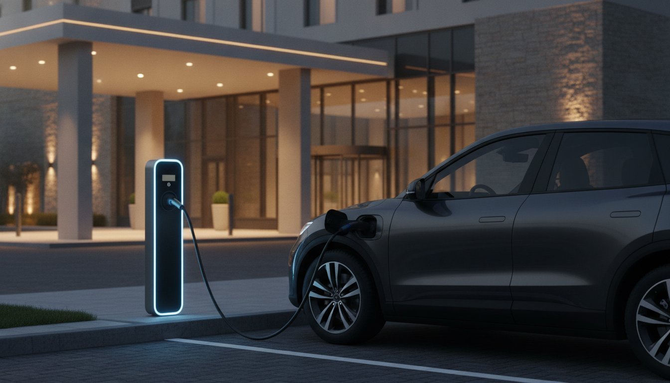 Hotel-elladestander med faktureringssystem: Hardware- og ROI-guiden til 2026