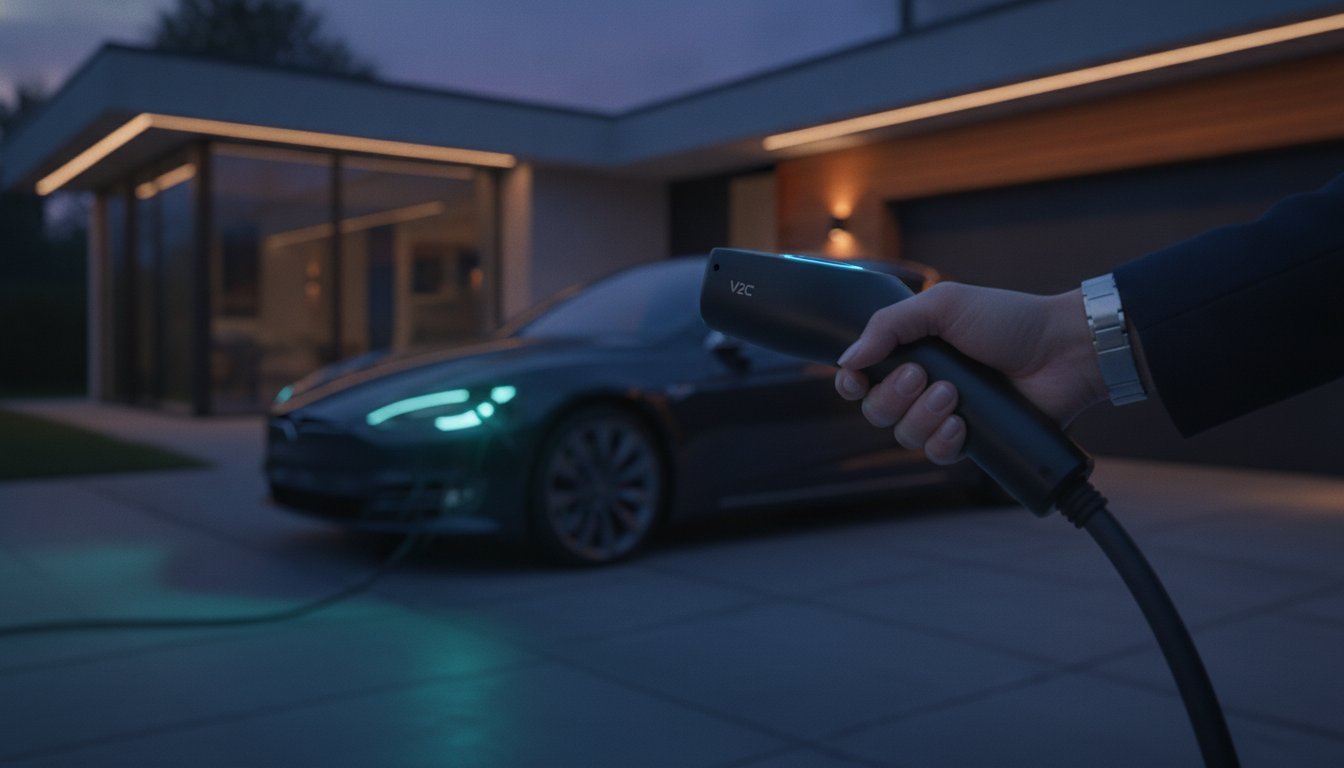 V2C Trydan Tesla Button: Premium hjemmeopladning til Tesla