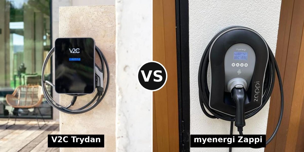 V2C Trydan vs Myenergi Zappi: Den bedste solcelle-EV-oplader?